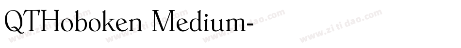 QTHoboken Medium字体转换